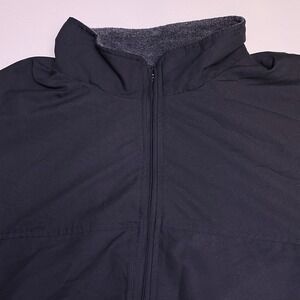 90s Footjoy Jacket XL Mens Half Zip Windbreaker Fleece Lined Black